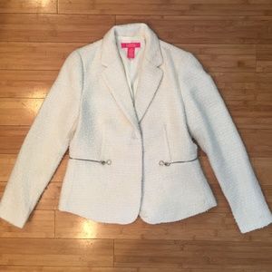 Catherine Malandrino Ivory Short Blazer Sz 8